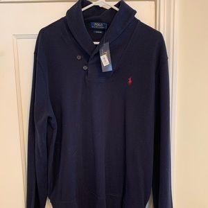 Ralph Lauren Shawl Neck Sweater